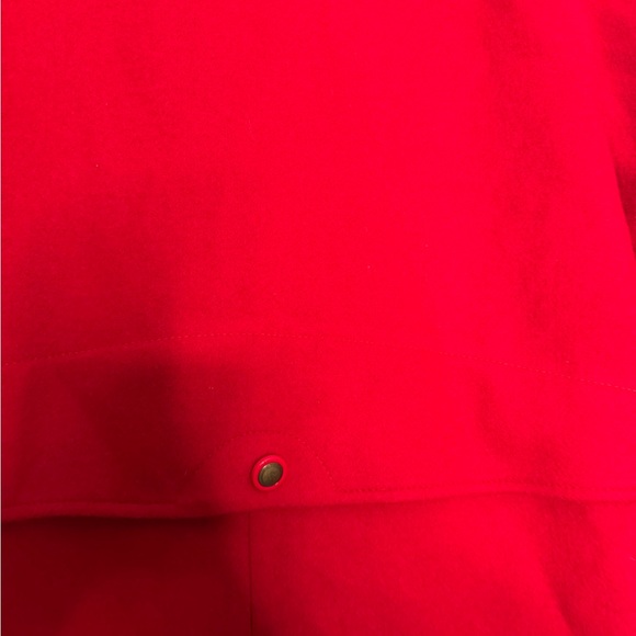 Talbots Vibrant Red Pea Jacket - Picture 8 of 9